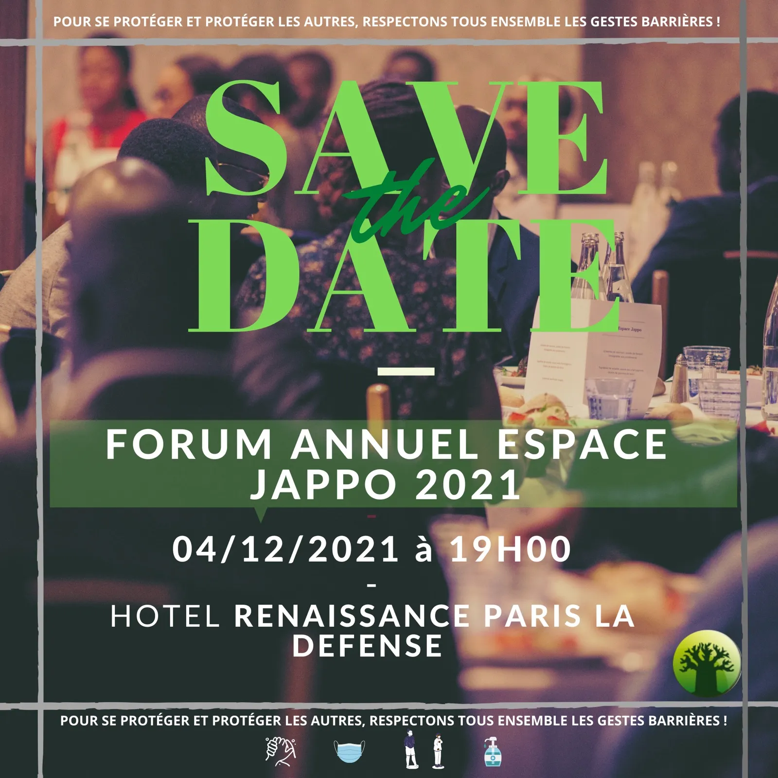 Affiche « Save the date » du Forum annuel 2021